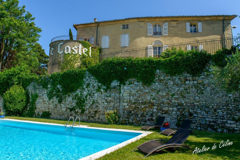 Hotel Le Castel du Mont Boisé Montboucher-sur-Jabron Exterior foto